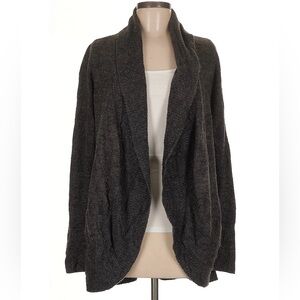 Barefoot Dreams Dark Gray Open Cardigan